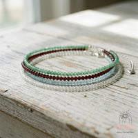 Moonstone Choker | Minimalist Dainty Crystal Beaded Necklace