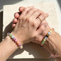 Color Changing Bracelet Sun Reactive | Rainbow Beaded Dopamine Jewelry