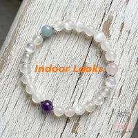 Color Changing Bracelet Sun Reactive | Rainbow Beaded Dopamine Jewelry