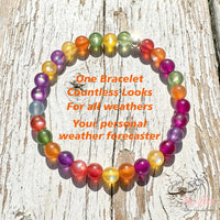 UV-Reactive Beads Necklace & Bracelet Set | Dopamine Aesthetic Jewelry