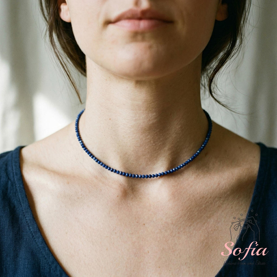 Lapis lazuli Choker | Stackable Jewelry - photo 1