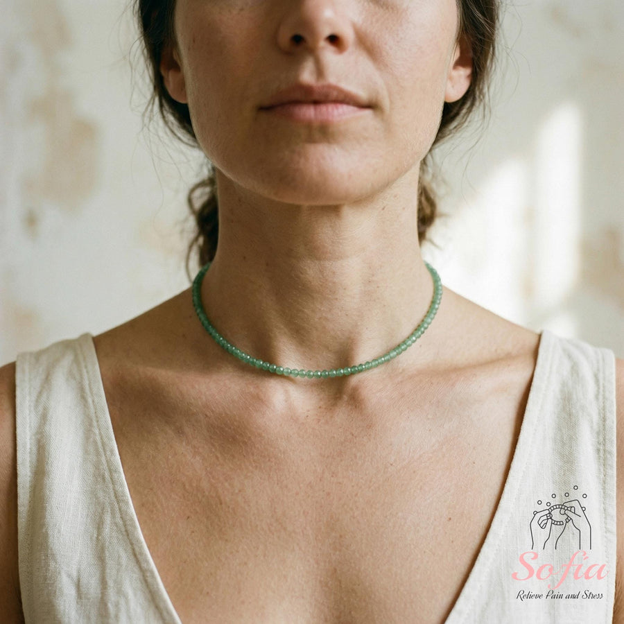 Aventurine Choker | Stackable Jewelry - photo 1