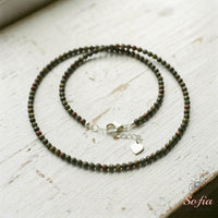 Dragon Bloodstone Choker | Minimalist Dainty Crystal Beaded Necklace