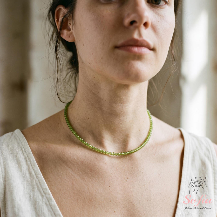 Peridot Choker | Stackable Jewelry - photo 1
