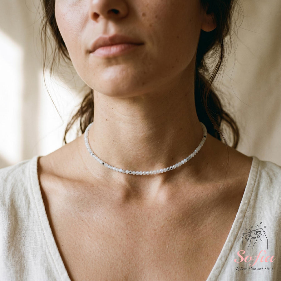 Moonstone Choker | Stackable Jewelry - photo 1