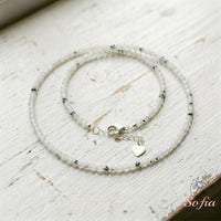 Rainbow Moonstone Necklace | Crystal Jewelry
