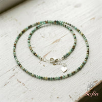 African Turquoise Necklace | Crystal Jewelry