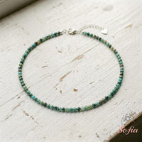 African Turquoise Necklace | Crystal Jewelry