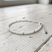 Moonstone Bracelet | Minimalist Dainty Jewelry Stackable