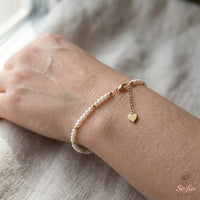 Fresh Water Pearl Bracelet | Minimalist Dainty Jewelry Stackable