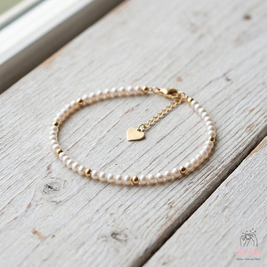 Fresh Water Pearl Bracelet | Minimalist Dainty Jewelry Stackable
