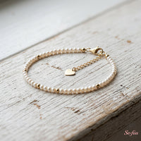 Fresh Water Pearl Bracelet | Minimalist Dainty Jewelry Stackable