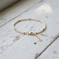 Fresh Water Pearl Bracelet | Minimalist Dainty Jewelry Stackable