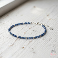 Sapphire Bracelet | Minimalist Dainty Jewelry Stackable