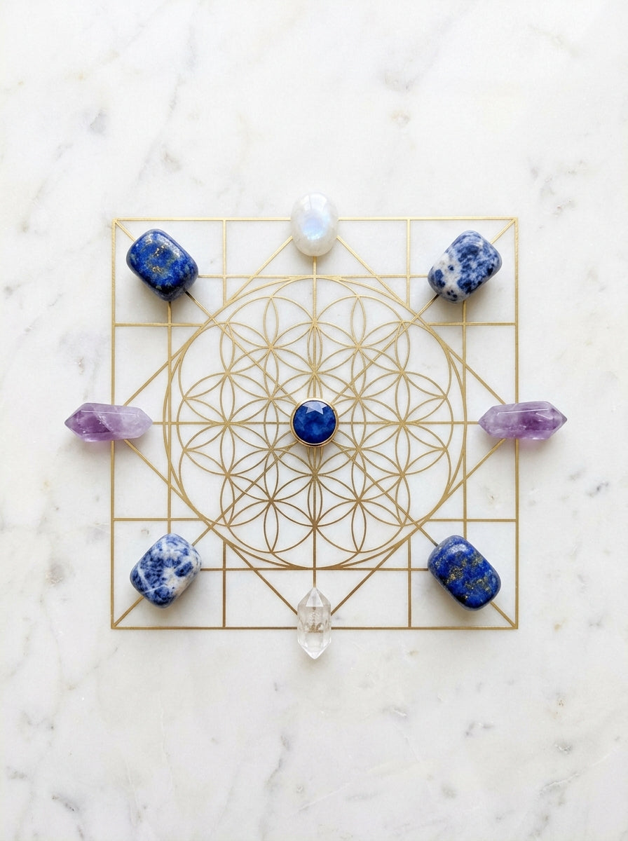 Sapphire crystal grid