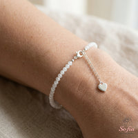 Selenite Bracelet | Minimalist Dainty Jewelry Stackable