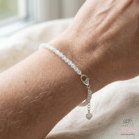 Selenite Bracelet | Minimalist Dainty Jewelry Stackable
