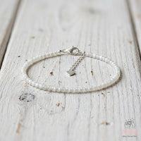 Selenite Bracelet | Minimalist Dainty Jewelry Stackable