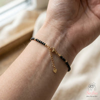 Shungite Bracelet | Minimalist Dainty Jewelry Stackable
