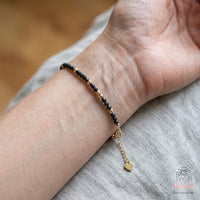 Shungite Bracelet | Minimalist Dainty Jewelry Stackable