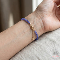 Tanzanite Bracelet | Minimalist Dainty Jewelry Stackable