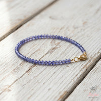 Tanzanite Bracelet | Minimalist Dainty Jewelry Stackable