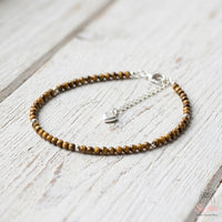 Tigers Eye Bracelet | Minimalist Dainty Jewelry Stackable