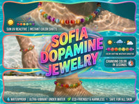 UV-Reactive Beads Necklace & Bracelet Set | Dopamine Aesthetic Jewelry